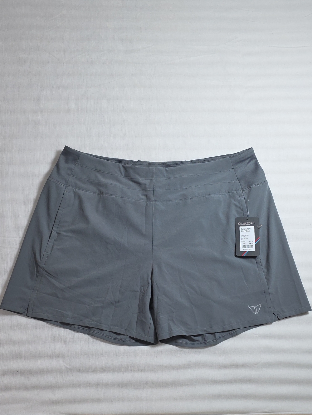 0724 Korsa Athletic Shorts - Steel Gray; XL